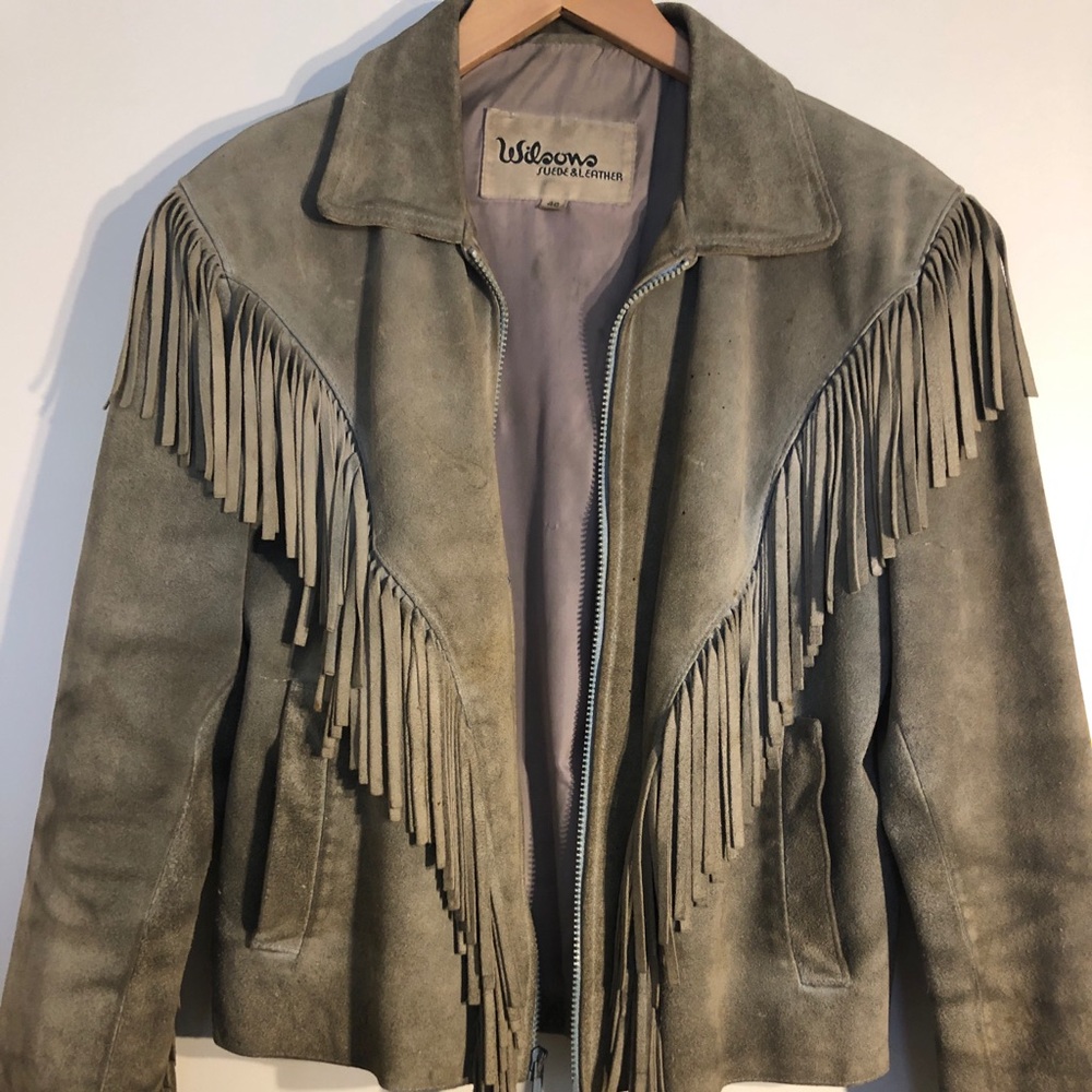 Vintage Wilson Suede Fringe Jacket